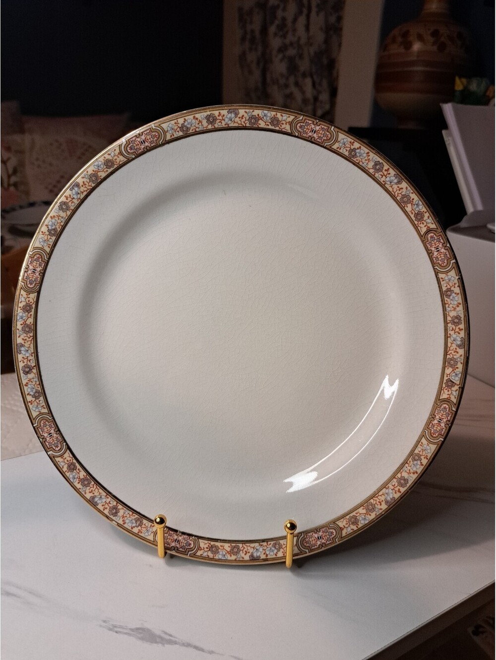 Vintage Edwin M Knowles China Company Royal Vitreous Dinner Plate 10"